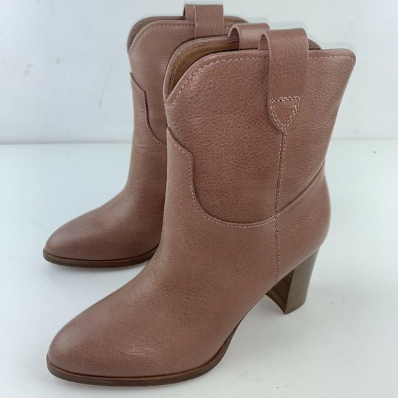 Womens Frye Boots 5.5 June Short Pull Dusty Rose - Picture 2 of 12